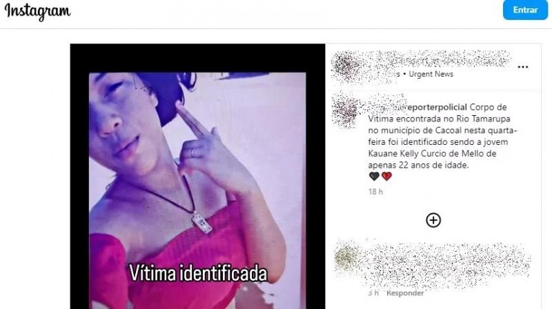 Polícia investiga morte de jovem de 22 anos encontrada com marcas de violência, em Cacoal Polícia investiga morte de jovem de 22 anos encontrada com marcas de violência, em Cacoal