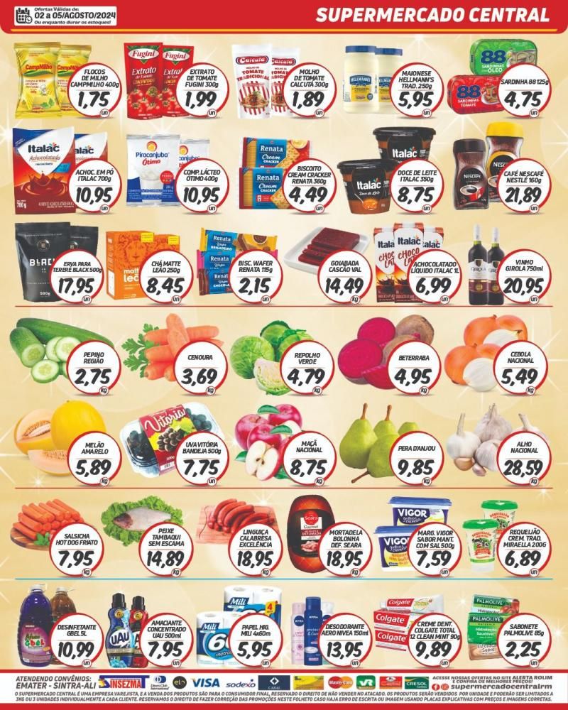 Promoção Supermercado Central, em Rolim de Moura Promoção Supermercado Central, em Rolim de Moura