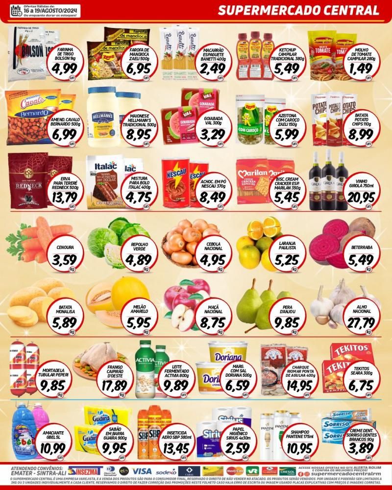 Promoção Supermercado Central, em Rolim de Moura Promoção Supermercado Central, em Rolim de Moura