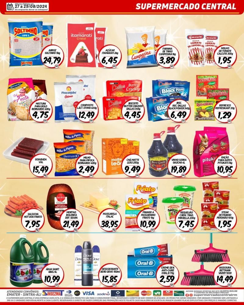 Promoção Supermercado Central, em Rolim de Moura Promoção Supermercado Central, em Rolim de Moura