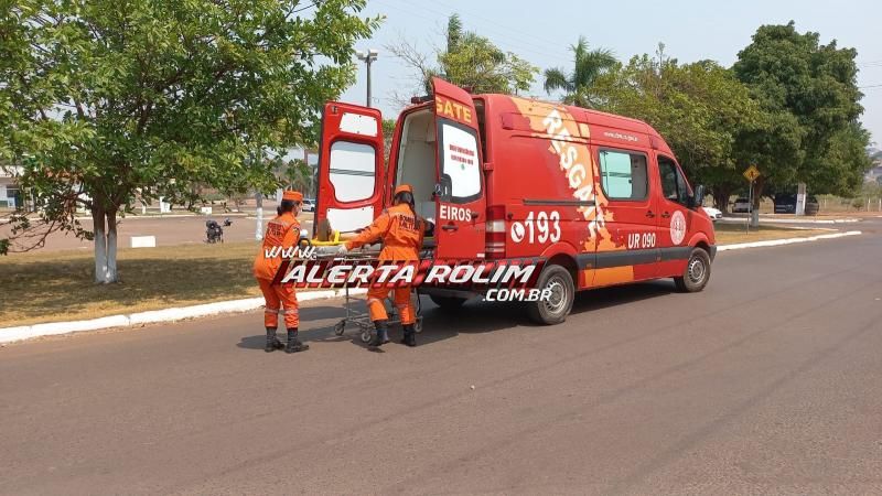 Segundo acidente de trânsito do dia foi registrado em Rolim de Moura Segundo acidente de trânsito do dia foi registrado em Rolim de Moura
