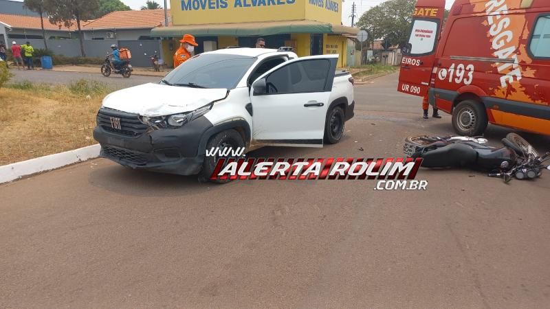 Acidente de trânsito deixou uma pessoa ferida nessa quinta-feira, em Rolim de Moura Acidente de trânsito deixou uma pessoa ferida nessa quinta-feira, em Rolim de Moura