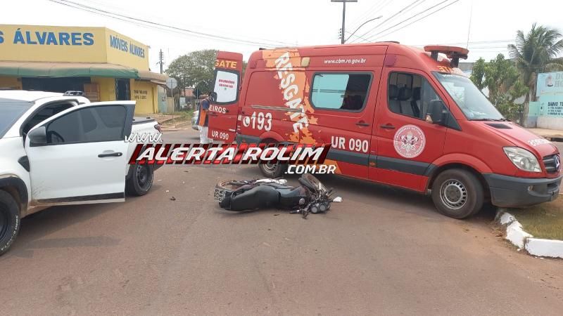 Acidente de trânsito deixou uma pessoa ferida nessa quinta-feira, em Rolim de Moura Acidente de trânsito deixou uma pessoa ferida nessa quinta-feira, em Rolim de Moura