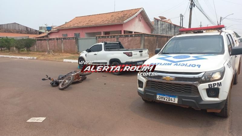Acidente de trânsito deixou uma pessoa ferida nessa quinta-feira, em Rolim de Moura Acidente de trânsito deixou uma pessoa ferida nessa quinta-feira, em Rolim de Moura