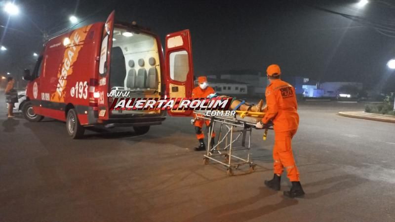 Bombeiros militares atenderam acidente de trânsito nessa noite, em Rolim de Moura Bombeiros militares atenderam acidente de trânsito nessa noite, em Rolim de Moura