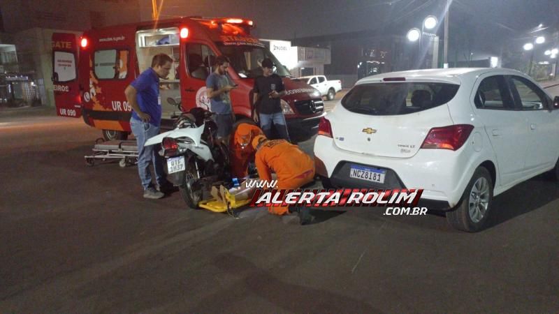 Bombeiros militares atenderam acidente de trânsito nessa noite, em Rolim de Moura Bombeiros militares atenderam acidente de trânsito nessa noite, em Rolim de Moura