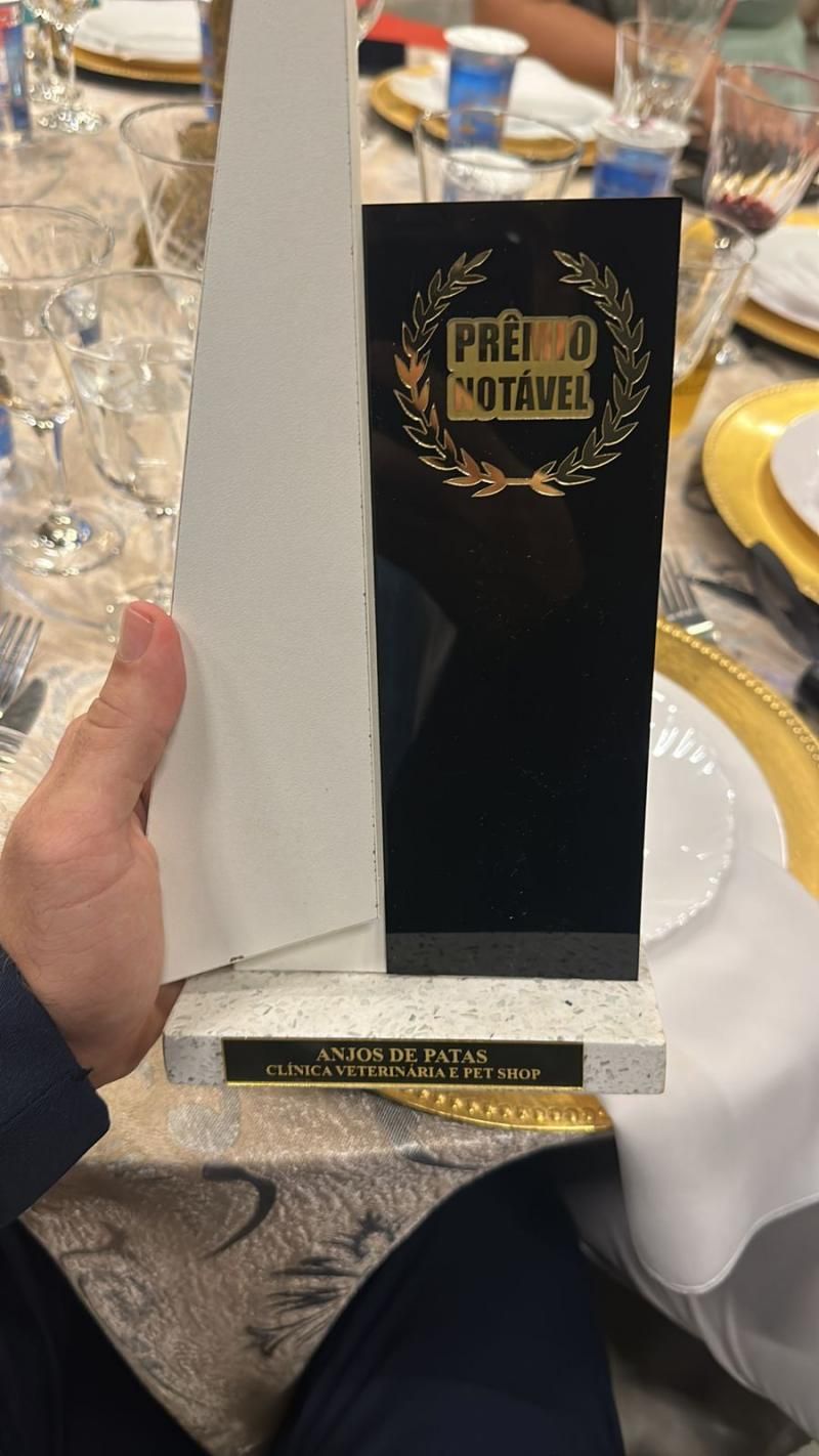 Clínica veterinária e pet shop Anjos de Patas de Rolim de Moura foi premiada como destaque pela revista Evidência Clínica veterinária e pet shop Anjos de Patas de Rolim de Moura foi premiada como destaque pela revista Evidência