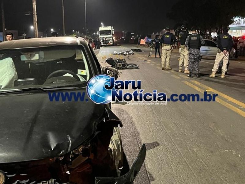 Dois jovens morreram em grave acidente na BR 364, em Jaru Dois jovens morreram em grave acidente na BR 364, em Jaru