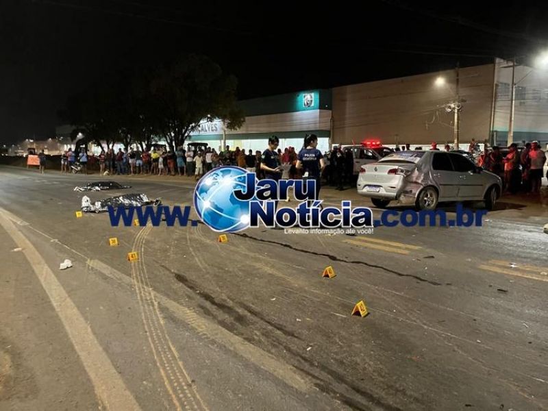 Dois jovens morreram em grave acidente na BR 364, em Jaru Dois jovens morreram em grave acidente na BR 364, em Jaru