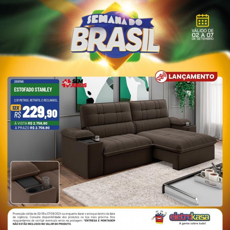 Grandes ofertas na SEMANA DO BRASIL, nas Lojas eletroKasa, em Rolim de Moura Grandes ofertas na SEMANA DO BRASIL, nas Lojas eletroKasa, em Rolim de Moura