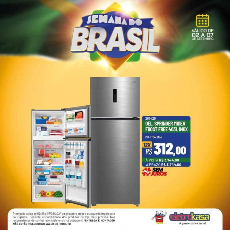 Grandes ofertas na SEMANA DO BRASIL, nas Lojas eletroKasa, em Rolim de Moura Grandes ofertas na SEMANA DO BRASIL, nas Lojas eletroKasa, em Rolim de Moura