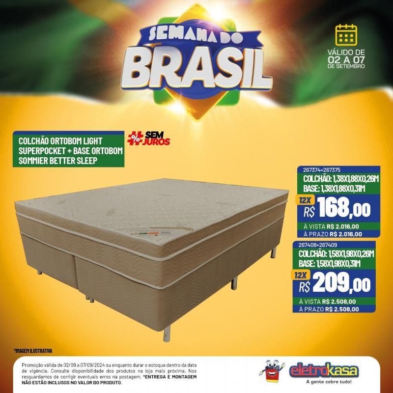 Grandes ofertas na SEMANA DO BRASIL, nas Lojas eletroKasa, em Rolim de Moura Grandes ofertas na SEMANA DO BRASIL, nas Lojas eletroKasa, em Rolim de Moura