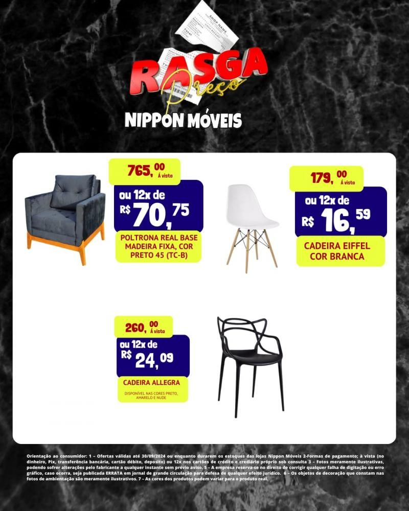 Ofertas imperdíveis de fechamento de mês na NIPPON MÓVEIS, em Rolim de Moura Ofertas imperdíveis de fechamento de mês na NIPPON MÓVEIS, em Rolim de Moura