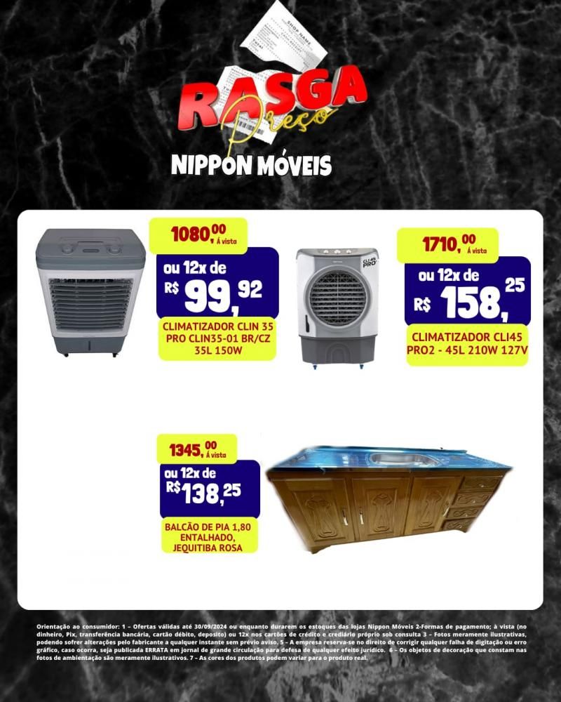 Ofertas imperdíveis de fechamento de mês na NIPPON MÓVEIS, em Rolim de Moura Ofertas imperdíveis de fechamento de mês na NIPPON MÓVEIS, em Rolim de Moura
