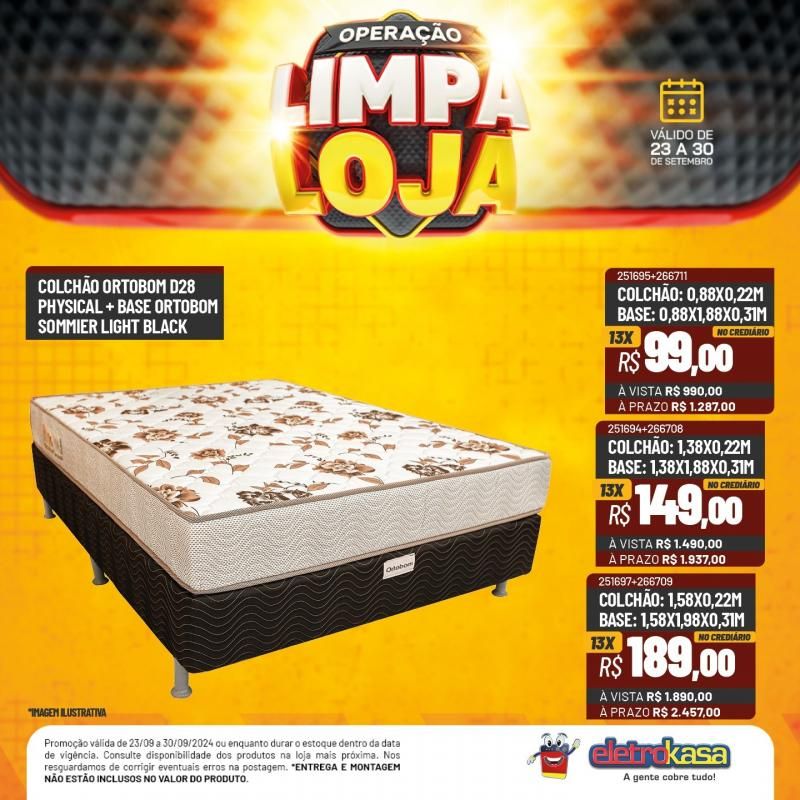 Não perca o último dia da Operação Limpa Loja das Lojas ELETROKASA, em Rolim de Moura Não perca o último dia da Operação Limpa Loja das Lojas ELETROKASA, em Rolim de Moura