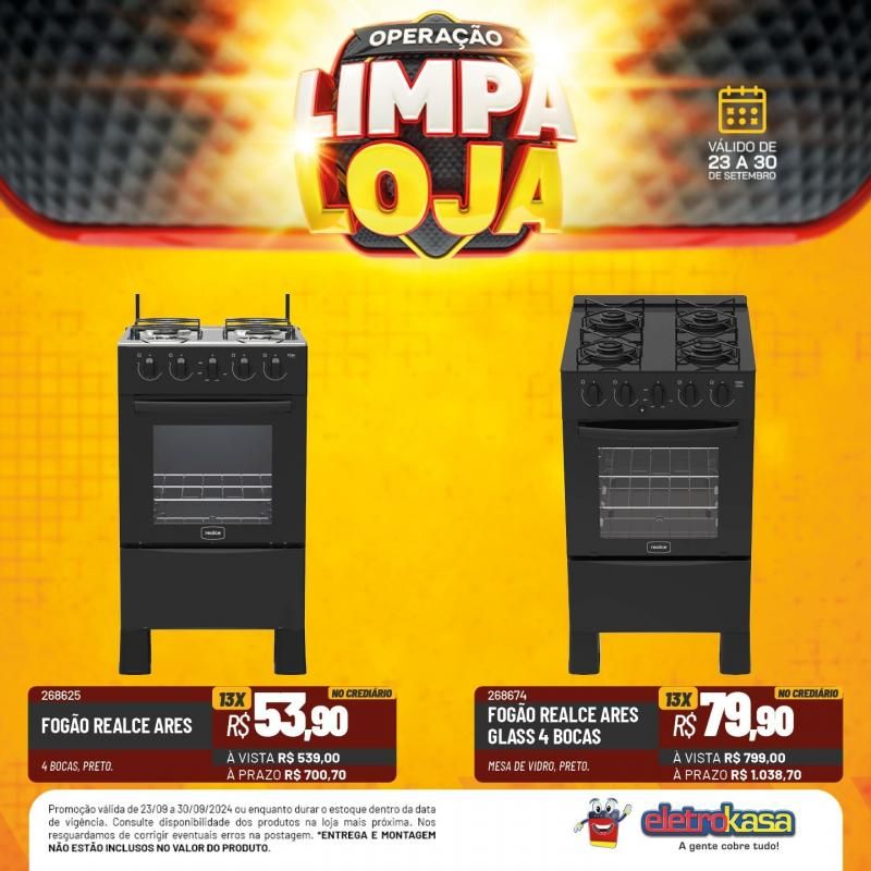 Não perca o último dia da Operação Limpa Loja das Lojas ELETROKASA, em Rolim de Moura Não perca o último dia da Operação Limpa Loja das Lojas ELETROKASA, em Rolim de Moura