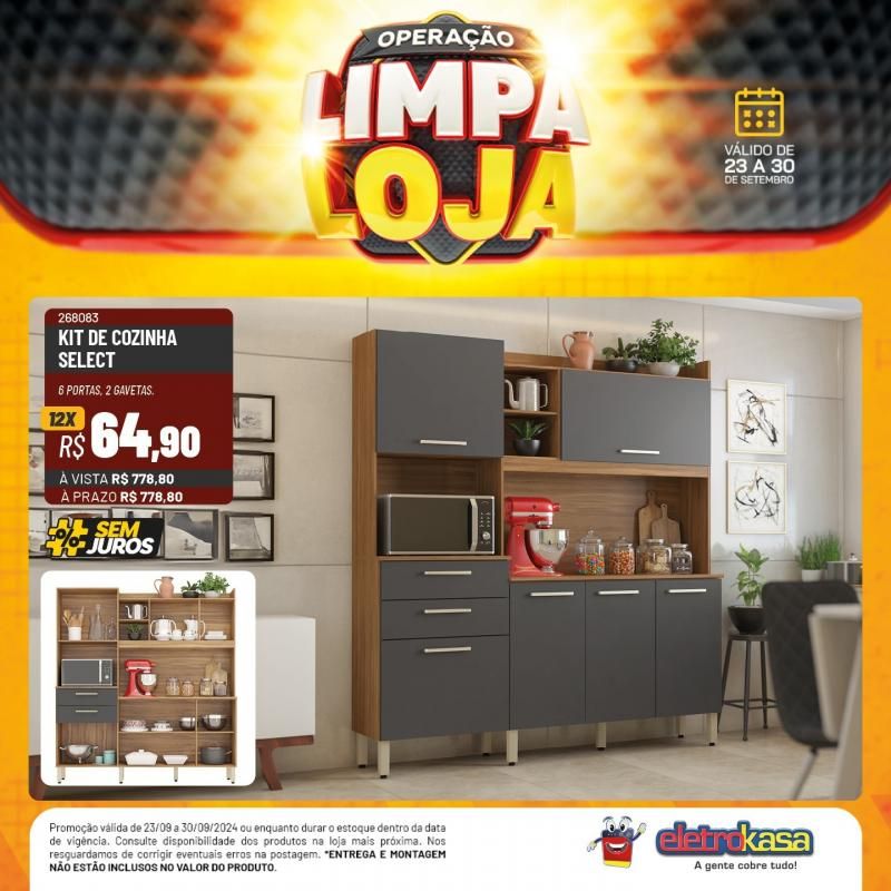 Não perca o último dia da Operação Limpa Loja das Lojas ELETROKASA, em Rolim de Moura Não perca o último dia da Operação Limpa Loja das Lojas ELETROKASA, em Rolim de Moura