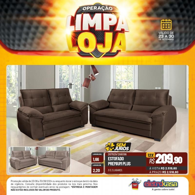 Não perca o último dia da Operação Limpa Loja das Lojas ELETROKASA, em Rolim de Moura Não perca o último dia da Operação Limpa Loja das Lojas ELETROKASA, em Rolim de Moura