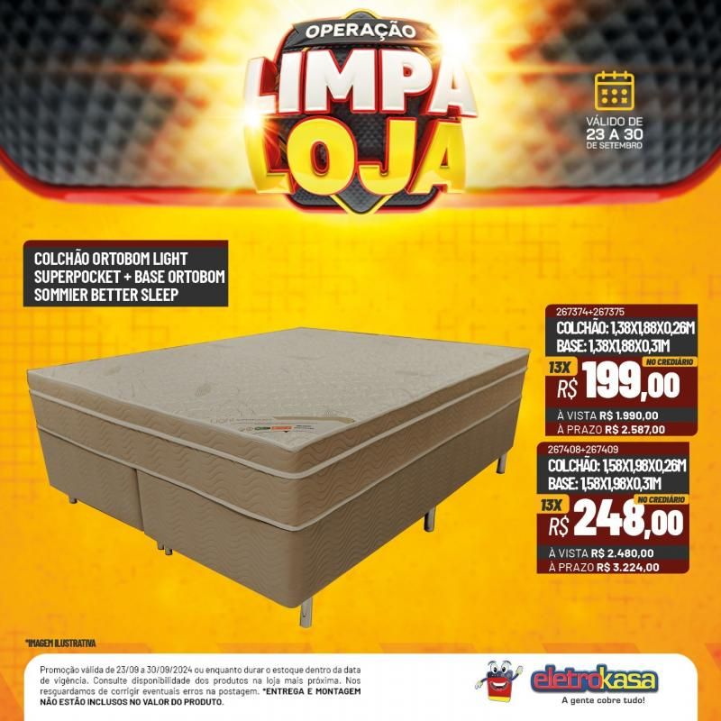 Não perca o último dia da Operação Limpa Loja das Lojas ELETROKASA, em Rolim de Moura Não perca o último dia da Operação Limpa Loja das Lojas ELETROKASA, em Rolim de Moura