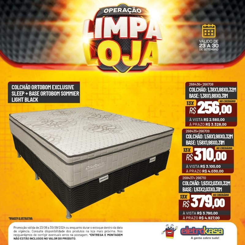 Não perca o último dia da Operação Limpa Loja das Lojas ELETROKASA, em Rolim de Moura Não perca o último dia da Operação Limpa Loja das Lojas ELETROKASA, em Rolim de Moura