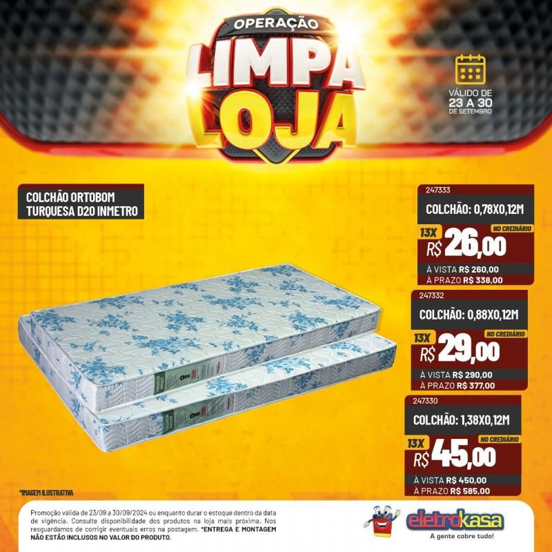 Não perca o último dia da Operação Limpa Loja das Lojas ELETROKASA, em Rolim de Moura Não perca o último dia da Operação Limpa Loja das Lojas ELETROKASA, em Rolim de Moura