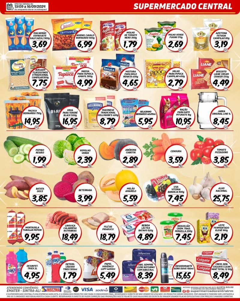 Promoção do supermercado central de Rolim de Moura Promoção do supermercado central de Rolim de Moura