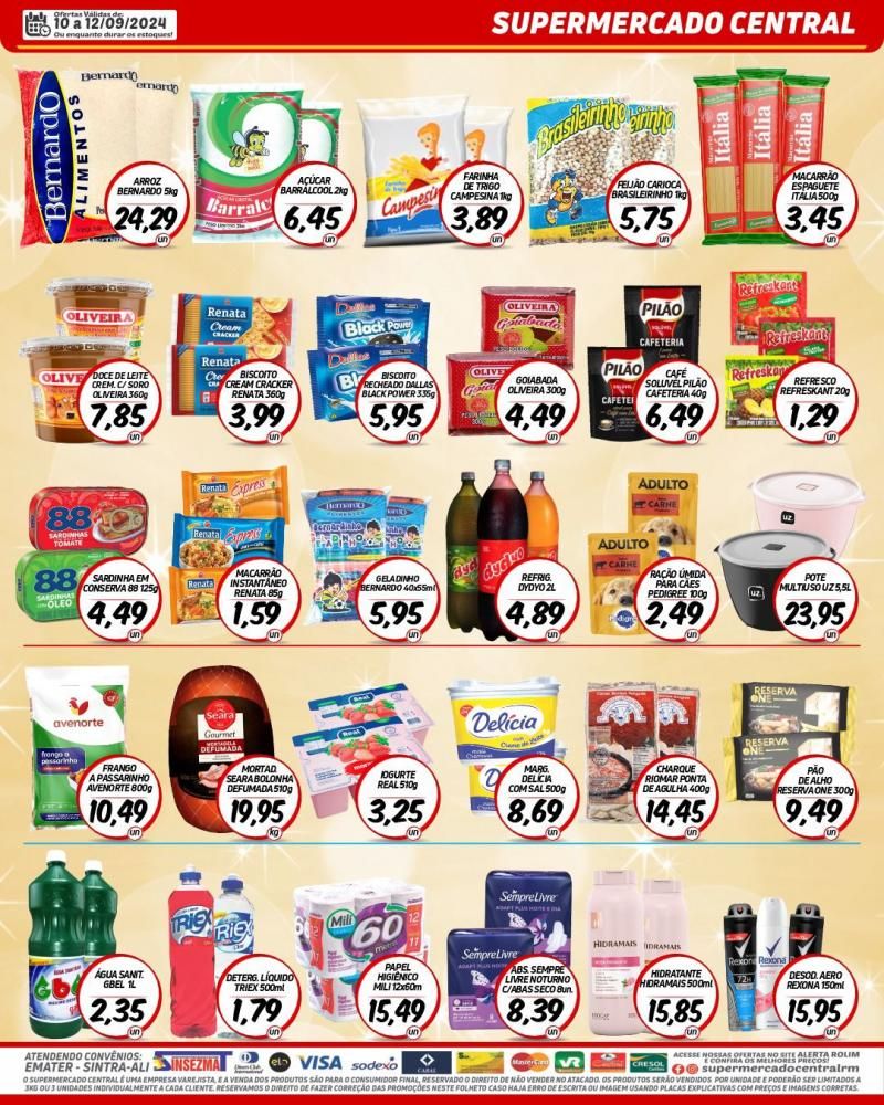 Promoção Supermercado Central, em Rolim de Moura Promoção Supermercado Central, em Rolim de Moura