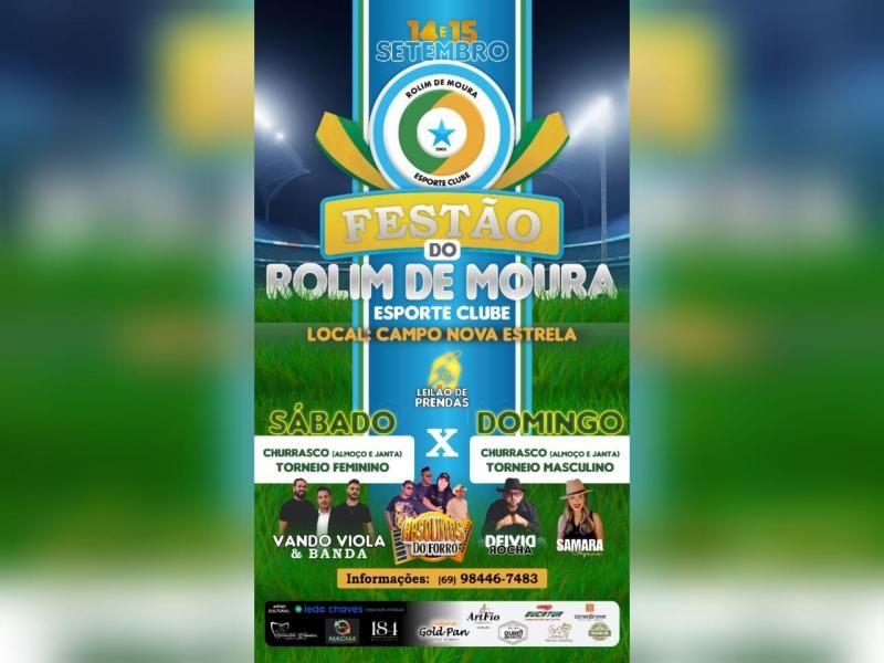 Rolim de Moura Esporte Clube em parceria com a Sejucel realiza primeira Copa Quilombola de Rondônia neste final de semana em Rolim de Moura Rolim de Moura Esporte Clube em parceria com a Sejucel realiza primeira Copa Quilombola de Rondônia neste final de semana em Rolim de Moura