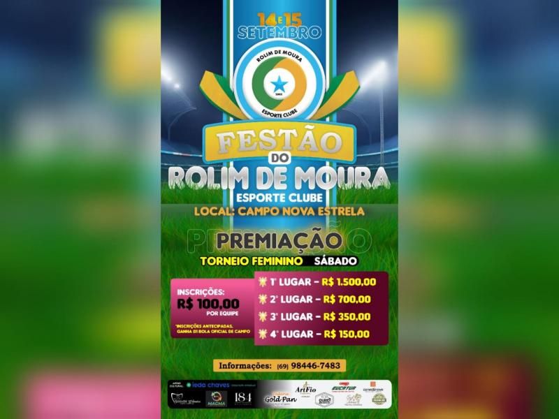 Rolim de Moura Esporte Clube em parceria com a Sejucel realiza primeira Copa Quilombola de Rondônia neste final de semana em Rolim de Moura Rolim de Moura Esporte Clube em parceria com a Sejucel realiza primeira Copa Quilombola de Rondônia neste final de semana em Rolim de Moura