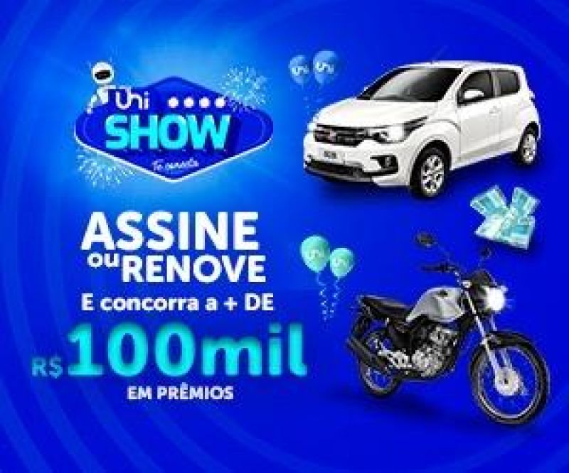 A UniShow da Sistem Telecom está chegando com a promoção de mais de 100 mil em prêmios A UniShow da Sistem Telecom está chegando com a promoção de mais de 100 mil em prêmios