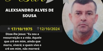 Nota de Pesar do Policial Penal Alexsandro Alves de Souza, morador de Rolim de Moura Nota de Pesar do Policial Penal Alexsandro Alves de Souza, morador de Rolim de Moura