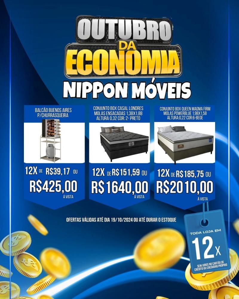 Outubro da Economia na Nippon Móveis Outubro da Economia na Nippon Móveis