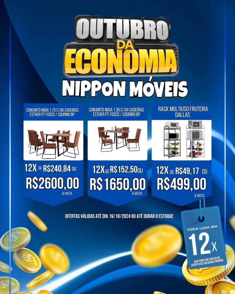 Outubro da Economia na Nippon Móveis Outubro da Economia na Nippon Móveis