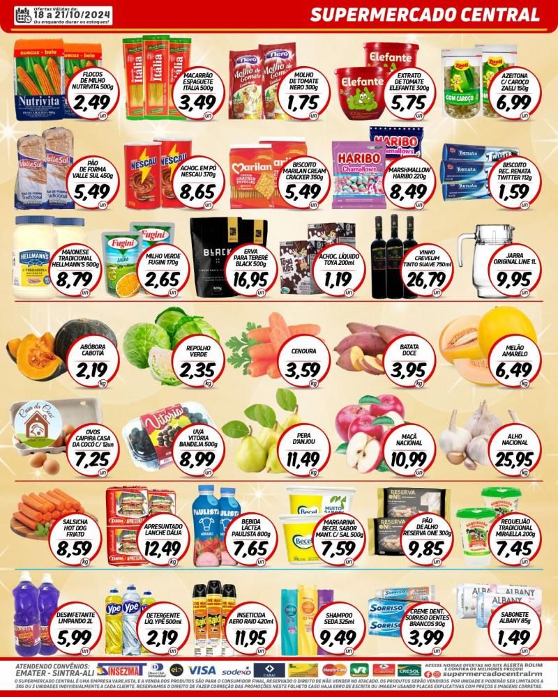 Promoção Supermercado Central, em Rolim de Moura Promoção Supermercado Central, em Rolim de Moura
