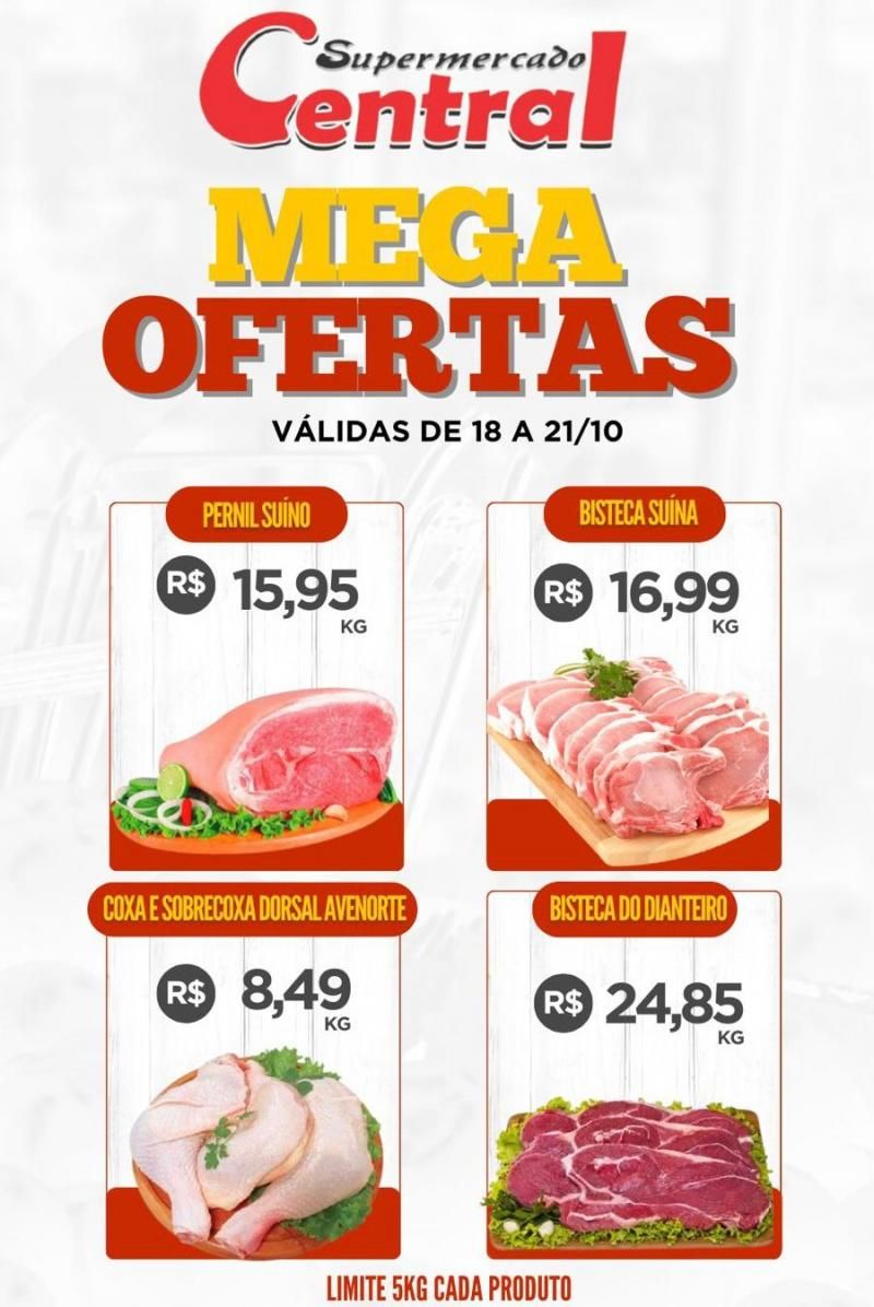 Promoção Supermercado Central, em Rolim de Moura Promoção Supermercado Central, em Rolim de Moura