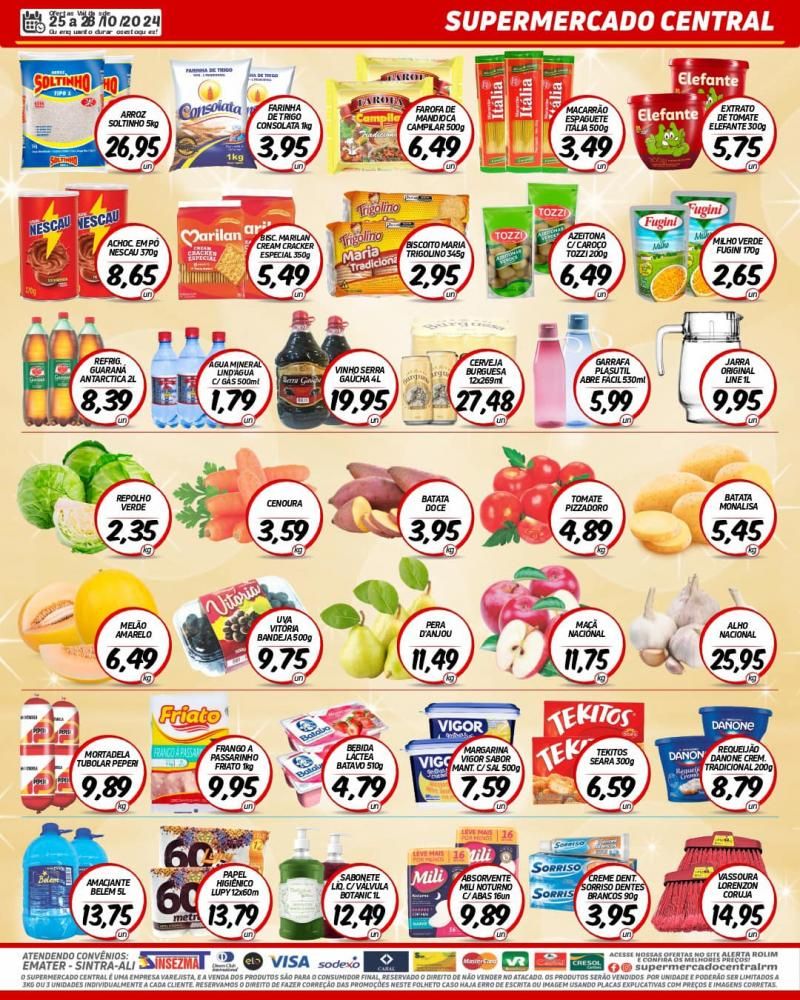 Promoção Supermercado Central, em Rolim de Moura Promoção Supermercado Central, em Rolim de Moura
