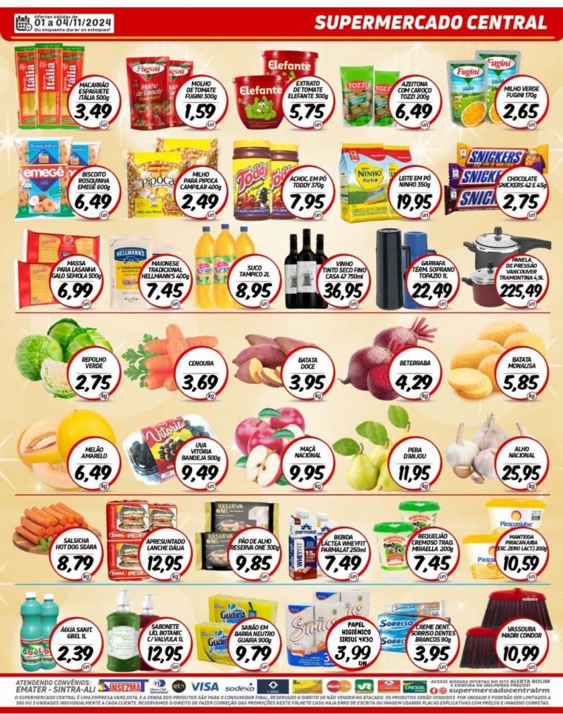 Promoção Supermercado Central, em Rolim de Moura Promoção Supermercado Central, em Rolim de Moura