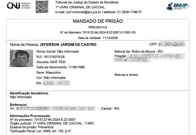 VÍDEO - Acusado de crime de furto foi preso pela equipe do PATAMO da PM, em Rolim de Moura VÍDEO - Acusado de crime de furto foi preso pela equipe do PATAMO da PM, em Rolim de Moura