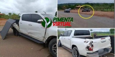 Colisão entre veículos é registrada na RO-010, próximo ao trevo de São Felipe Colisão entre veículos é registrada na RO-010, próximo ao trevo de São Felipe