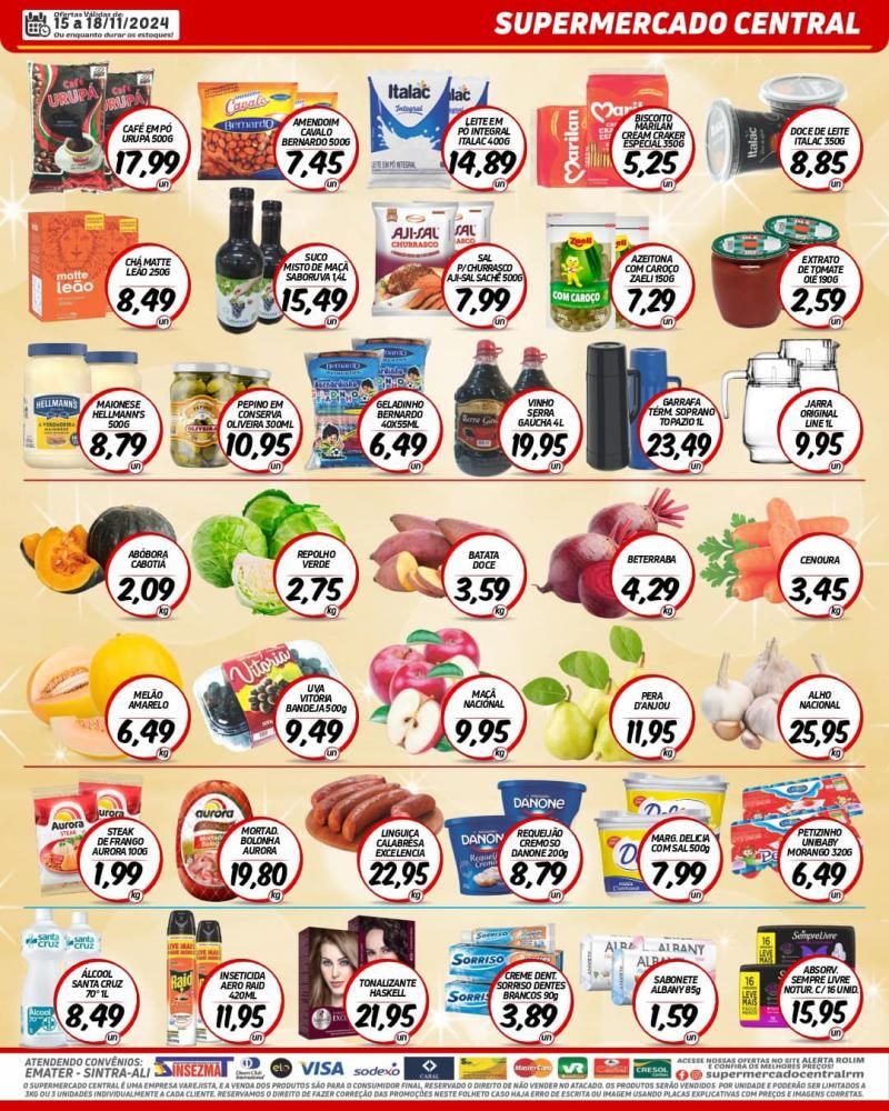 Promoção Supermercado Central, em Rolim de Moura Promoção Supermercado Central, em Rolim de Moura