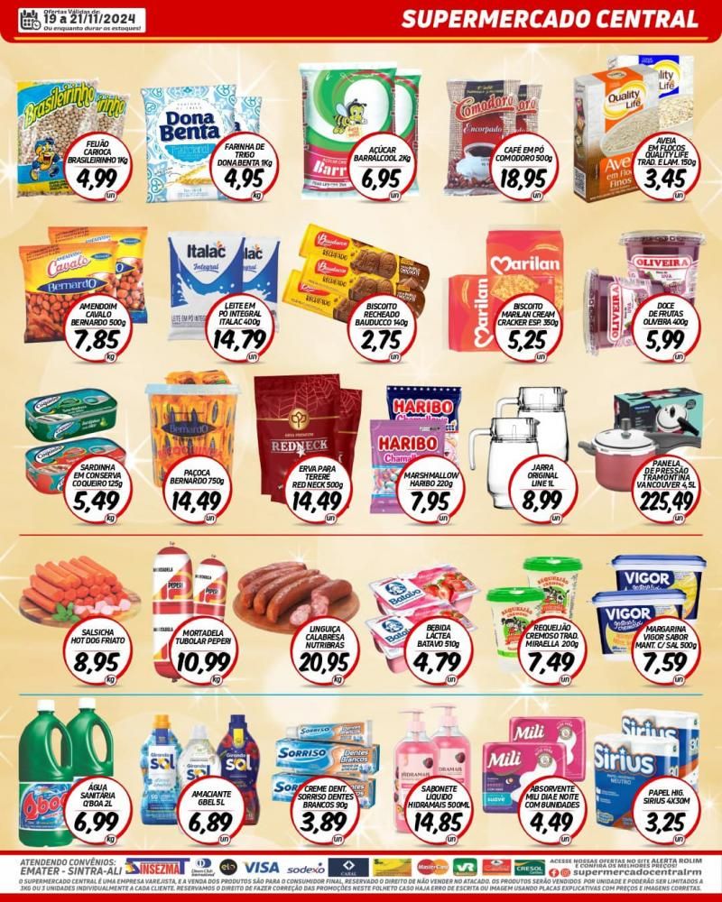 Promoção Supermercado Central, em Rolim de Moura Promoção Supermercado Central, em Rolim de Moura