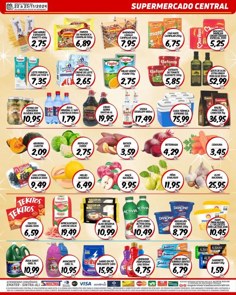 Promoção Supermercado Central, em Rolim de Moura Promoção Supermercado Central, em Rolim de Moura