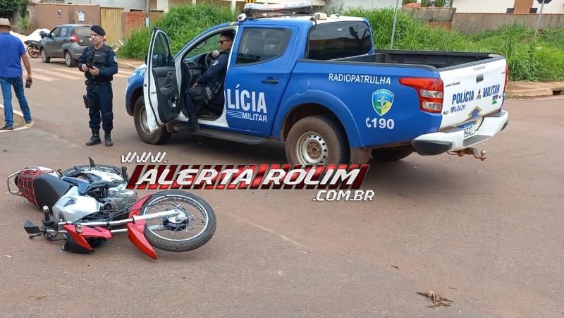 Segundo acidente do dia envolveu carro e moto e também deixou duas pessoas feridas, em Rolim de Moura Segundo acidente do dia envolveu carro e moto e também deixou duas pessoas feridas, em Rolim de Moura