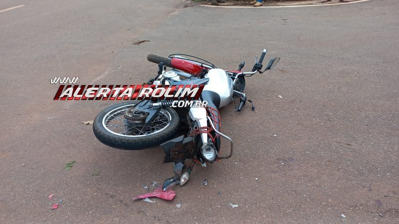 Segundo acidente do dia envolveu carro e moto e também deixou duas pessoas feridas, em Rolim de Moura Segundo acidente do dia envolveu carro e moto e também deixou duas pessoas feridas, em Rolim de Moura