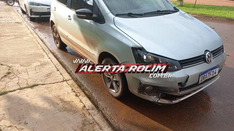 Terceiro acidente do dia deixou duas pessoas feridas, em Rolim de Moura Terceiro acidente do dia deixou duas pessoas feridas, em Rolim de Moura