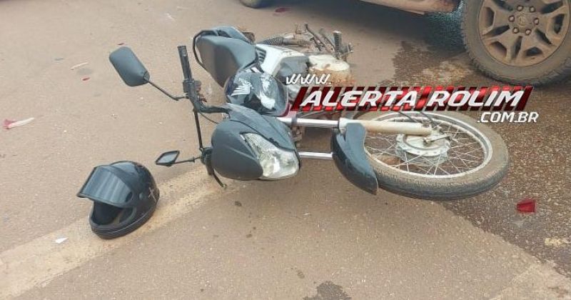 No segundo acidente de trânsito do dia, motociclista ficou ferido após bater na traseira de caminhonete, em Rolim de Moura No segundo acidente de trânsito do dia, motociclista ficou ferido após bater na traseira de caminhonete, em Rolim de Moura