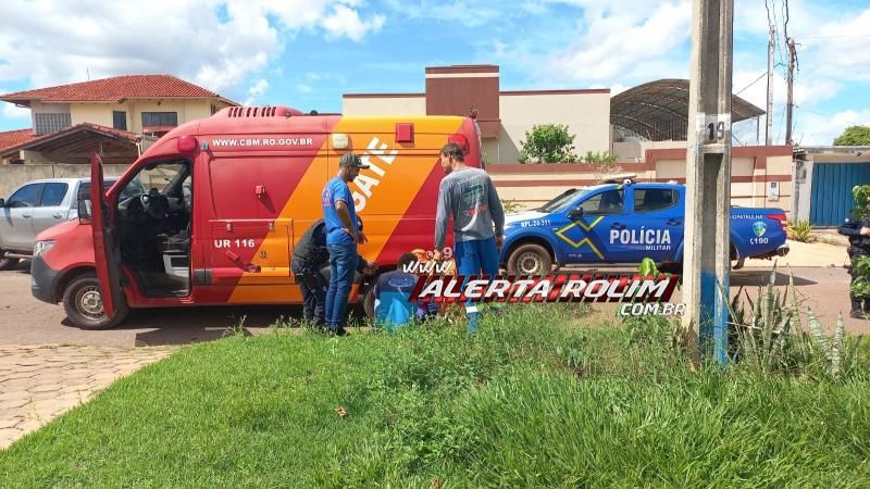 Acidente de trânsito foi registrado nesta sexta-feira 13, em Rolim de Moura Acidente de trânsito foi registrado nesta sexta-feira 13, em Rolim de Moura