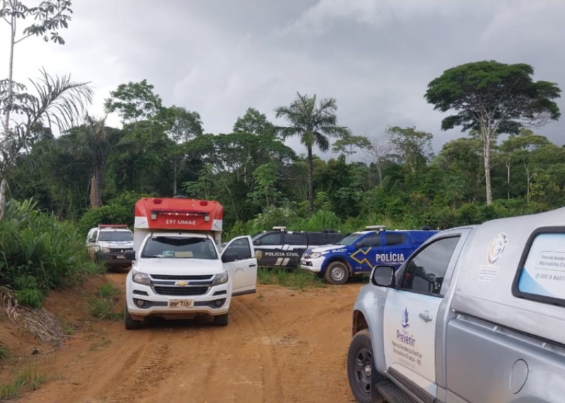 Dois homens foram assassinados na região de Machadinho do Oeste Dois homens foram assassinados na região de Machadinho do Oeste