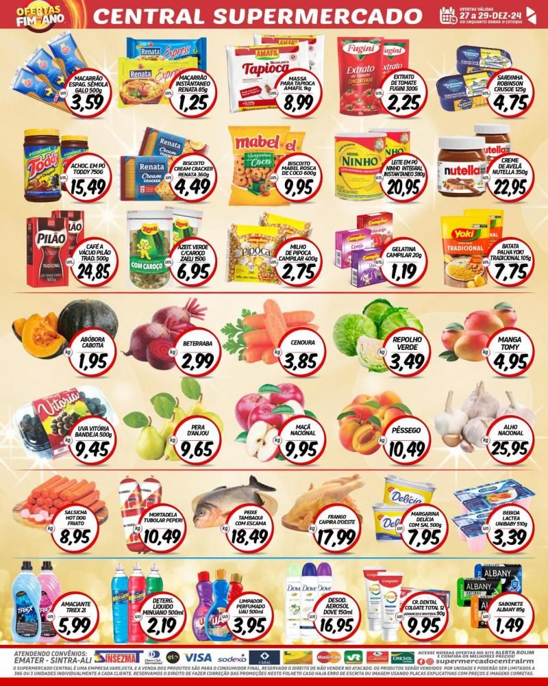 Promoção Supermercado Central, em Rolim de Moura Promoção Supermercado Central, em Rolim de Moura