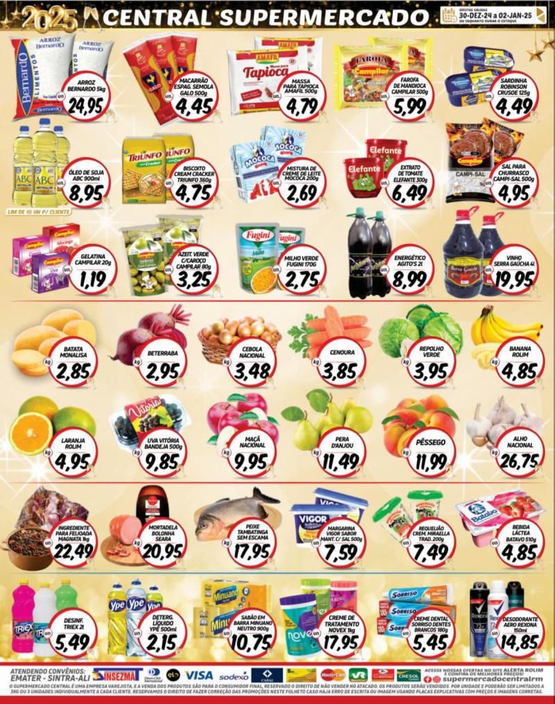 Promoção Supermercado Central, em Rolim de Moura Promoção Supermercado Central, em Rolim de Moura